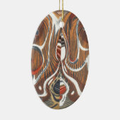 Afrikanische Abstrakte Kunstdrucke Keramik Ornament (Rechts)