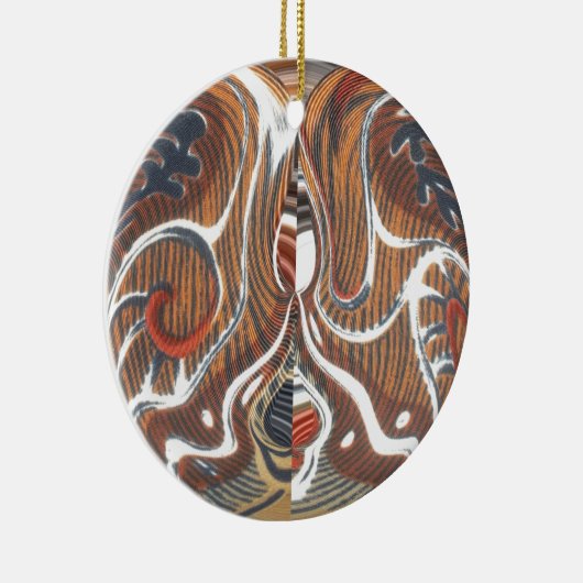 Afrikanische Abstrakte Kunstdrucke Keramikornament (Rechts)