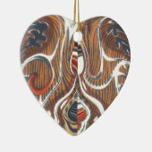 Afrikanische Abstrakte Kunstdrucke Keramikornament (Rechts)