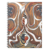 Afrikanische Abstrakte Kunstdrucke Notizblock (Vorderseite)