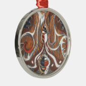 Afrikanische Abstrakte Kunstdrucke Ornament Aus Metall (Rechts)