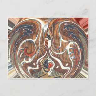 Afrikanische Abstrakte Kunstdrucke Postkarte