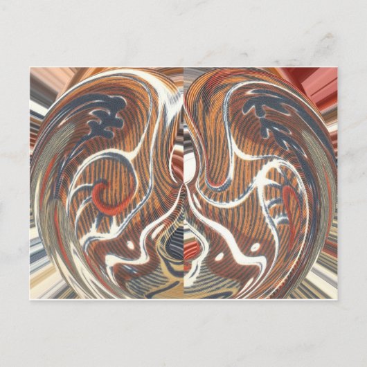 Afrikanische Abstrakte Kunstdrucke Postkarte (Vorderseite)