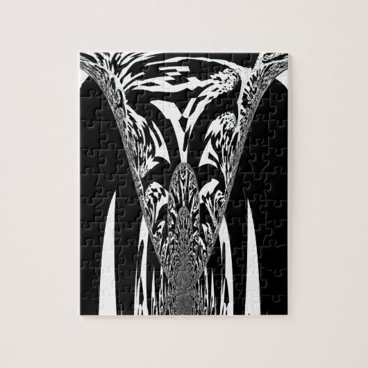 Afrikanische Abstrakte Kunstdrucke Puzzle (Vertikal)