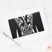 Afrikanische Abstrakte Kunstdrucke Rechteckiger Aufkleber (Umschlag)