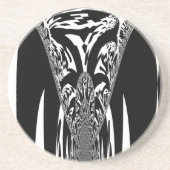 Afrikanische Abstrakte Kunstdrucke Untersetzer (Vorne)