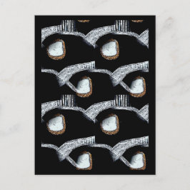 Afrikanische Abstrakte Postkarte