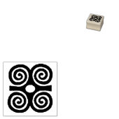Afrikanische Adinkra-Gummi-Briefmarke, Adinkra-Sym Gummistempel (Stempel)
