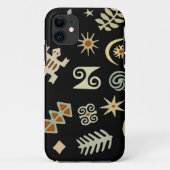 Afrikanische Adinkra-Symbole Case-Mate iPhone Hülle (Rückseite)