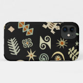 Afrikanische Adinkra-Symbole Case-Mate iPhone Hülle (Rückseite (Horizontal))