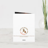 Afrikanische Adoption Geschenk von Dir Gedicht - A Karte (Rückseite)