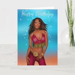 Afrikanische American Birthday Card Karte