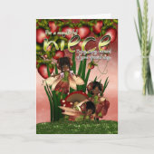 Afrikanische American Birthday Card - Nichte - Mon Karte (Vorderseite)