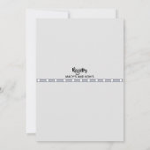 Afrikanische Amerikanerin Emerald Brautparty Einladung (Rückseite)