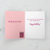 Afrikanische Amerikanerin Fabulous 40. Geburtstags Dankeskarte (Innenseite)