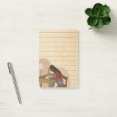 Afrikanische Amerikanerin Lifestyle Lined Sticky Post-it Klebezettel (Büro)