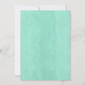 Afrikanische Amerikanerin Mermaid Birthday Einladung (Rückseite)