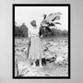 Afrikanische Amerikanerin mit Tabak 1912 Poster (Vorne)