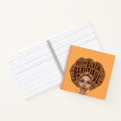 Afrikanische Amerikanerin Notizblock (Innenseite)