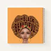 Afrikanische Amerikanerin Notizblock (Rückseite)