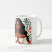 Afrikanische Amerikanerin Prahlerin Kaffeetasse (VorderseiteRechts)