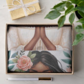 Afrikanische Amerikanerin Prahlerin Seidenpapier (Geschenk)