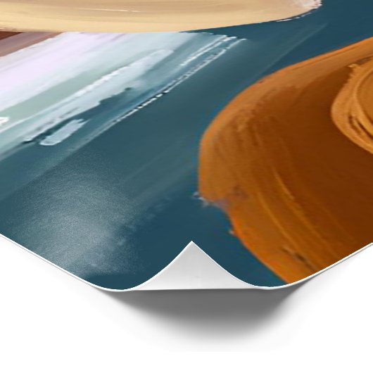 Afrikanische Amerikanerin Sipping Kakao im Winter Poster (Ecke)