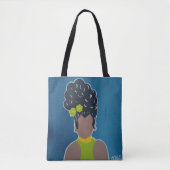 Afrikanische Amerikanerin Tote Bag Tasche (Vorderseite)