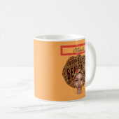 Afrikanische Amerikanerinnen geben Ihren Namen an Kaffeetasse (VorderseiteRechts)