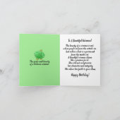 Afrikanische Amerikanerinnen Inspiration Geburtsta Karte (Innenseite)