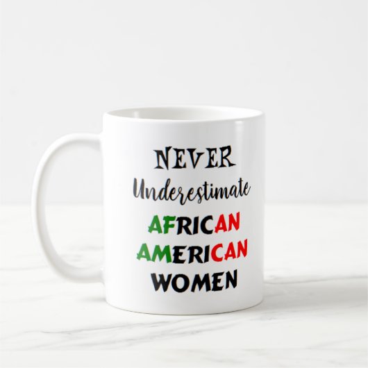 afrikanische Amerikanerinnen Kaffeetasse (Links)