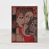 Afrikanische Amerikanerinnen Karte (Vorderseite)