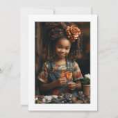 Afrikanische Amerikanisch-Kunsthandwerkerische Geb Einladung (Rückseite)