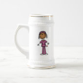 Afrikanische amerikanische bierglas (Links)