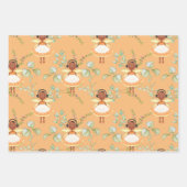 Afrikanische Amerikanische Faibe Geschenkpapier Set (Vorderseite)