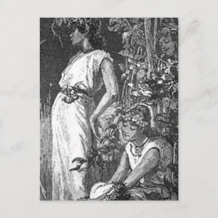 Afrikanische Amerikanische Fairies (Brautparty) Einladungspostkarte