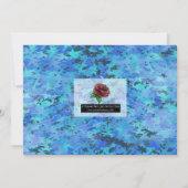 Afrikanische Amerikanische Fairy über die Geburtst Einladung (Rückseite)