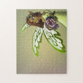 Afrikanische Amerikanische Fairy und Blume Puzzle (Vertikal)