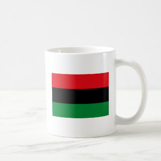 Afrikanische amerikanische Flaggen-Tasse Kaffeetasse