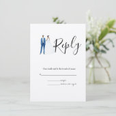 Afrikanische amerikanische illustrierte begleitkarte (Stehend Vorderseite)