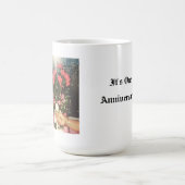 Afrikanische amerikanische Jahrestags-Tasse Kaffeetasse (Mittel)