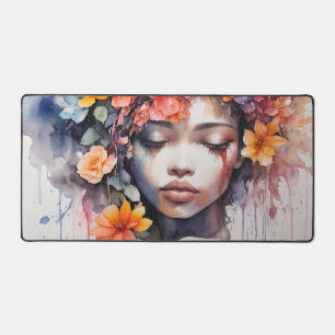 Afrikanische Amerikanische Königin Schreibtischunterlage