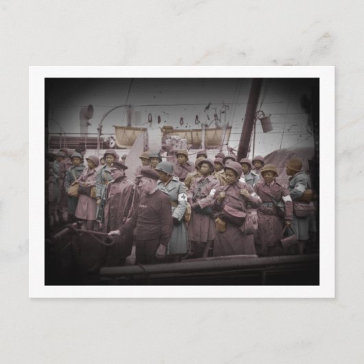 Afrikanische amerikanische Krankenschwestern auf S Postkarte (Vorderseite)