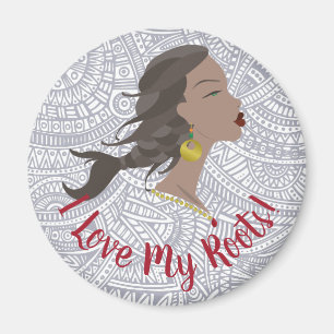 Afrikanische amerikanische magnet