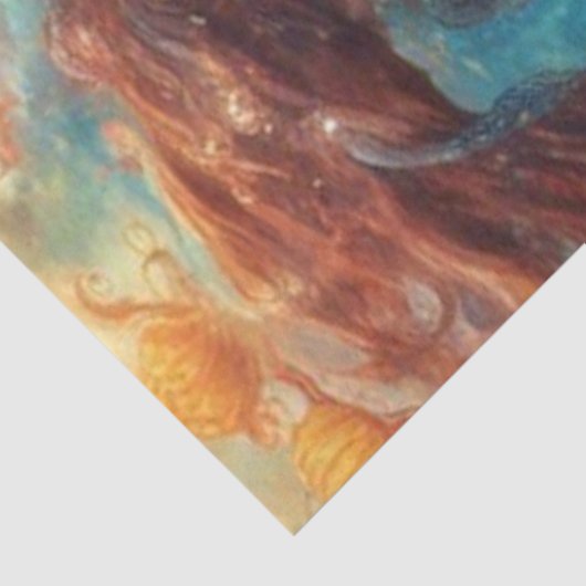 Afrikanische amerikanische Meerjungfrau Seidenpapier (Ausschnitt)