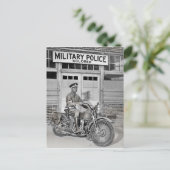 Afrikanische amerikanische Militärpolizei Postkarte (Stehend Vorderseite)