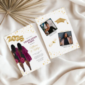 Afrikanische Amerikanische Partei der Doppelschulb Einladung