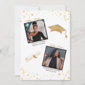 Afrikanische Amerikanische Partei der Doppelschulb Einladung (Rückseite)