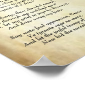 Afrikanische amerikanische Poesie über Freiheit un Poster (Ecke)