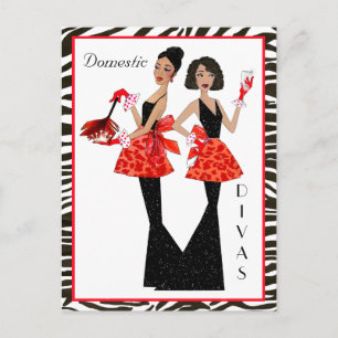 Afrikanische amerikanische Postkarten "Domestic Di